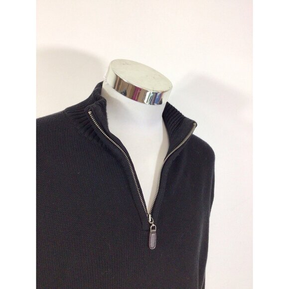 LL Bean Sweater Preppy 1/2 Zip Mens XL - Picture 5 of 6